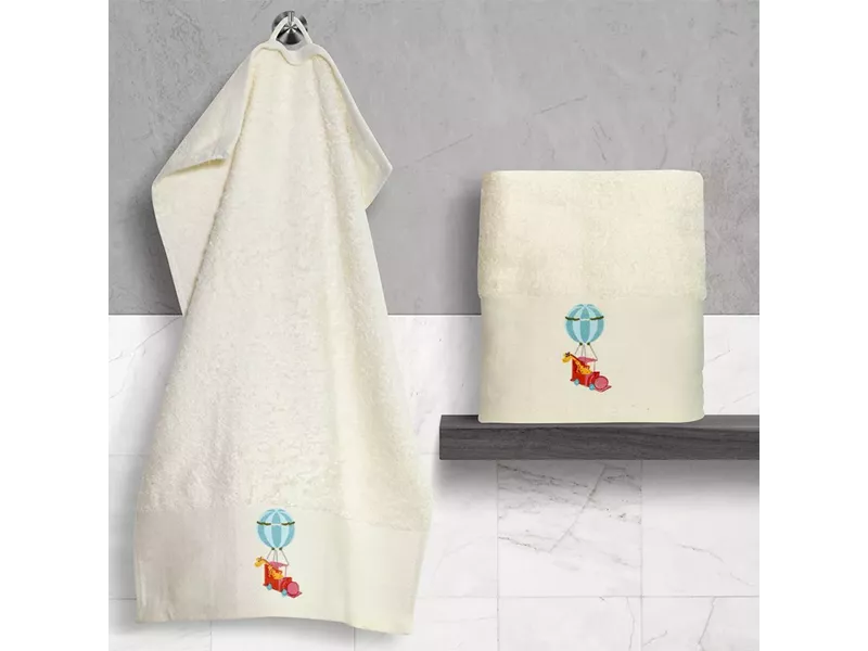 LINO ΣΕΤ ΠΕΤΣΕΤΕΣ BEBE ELEPHANT LION WHITE 2TMX