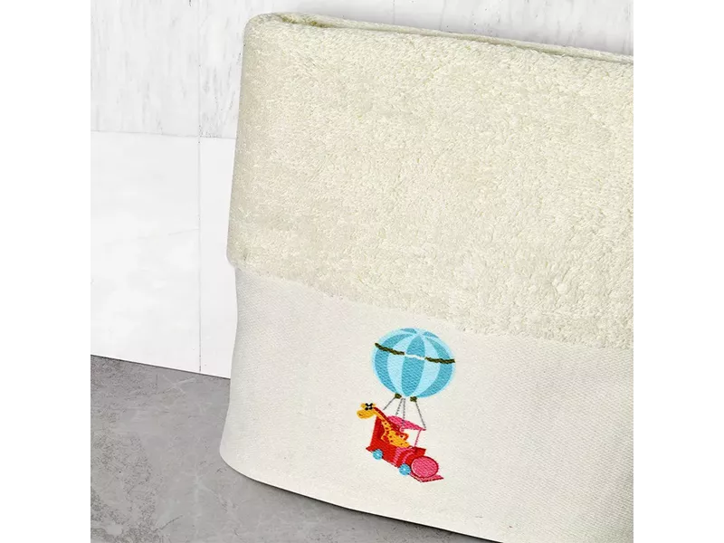 LINO ΣΕΤ ΠΕΤΣΕΤΕΣ BEBE ELEPHANT LION WHITE 2TMX