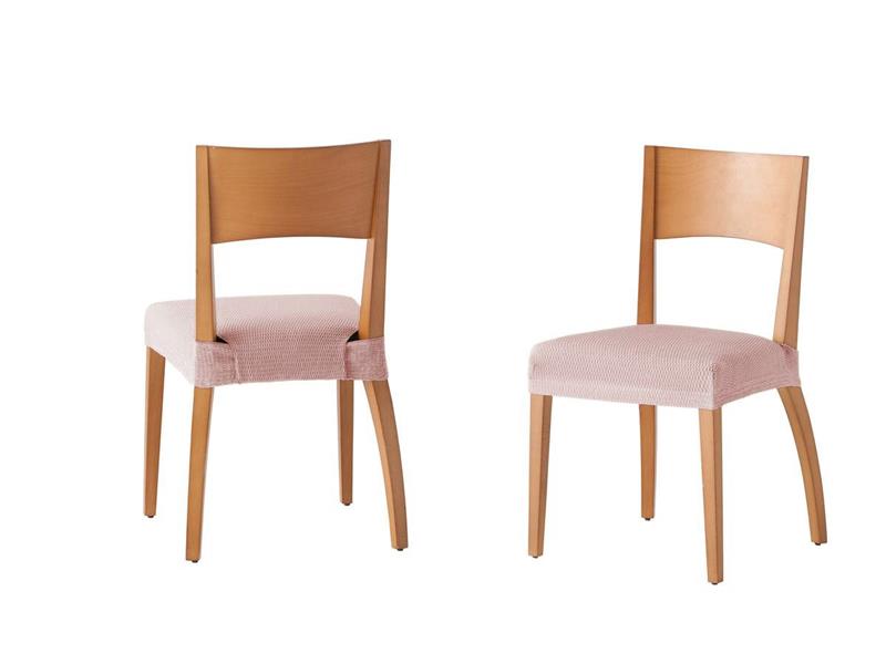 Σετ (2 Τμχ) Ελαστικά Καλύμματα Καπάκια Καρεκλών Tunez Ρόζ - MCDECOR