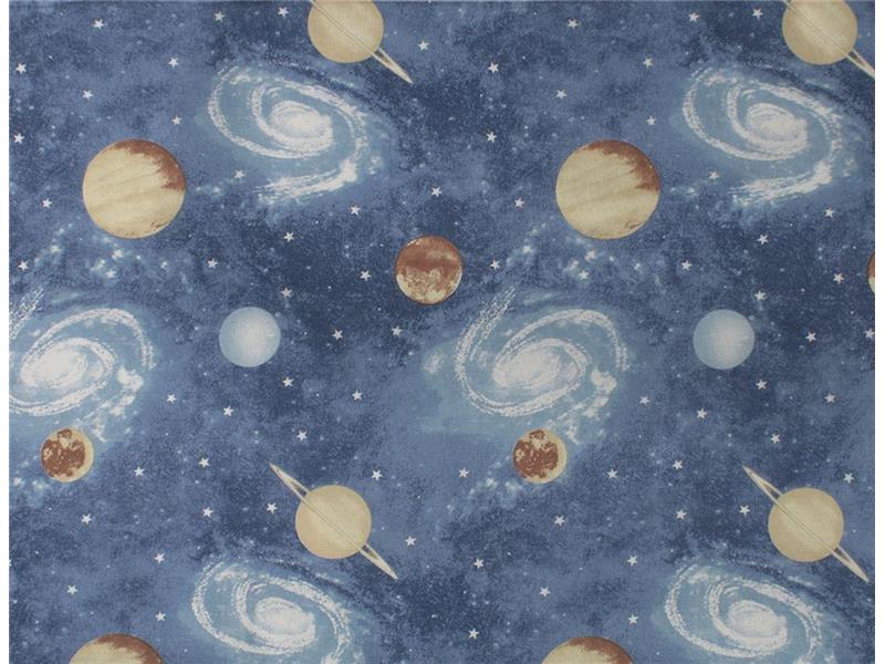 Σεντονάκι Λίκνου bebe Milky Way 185 80X110 Blue 100% Cotton
