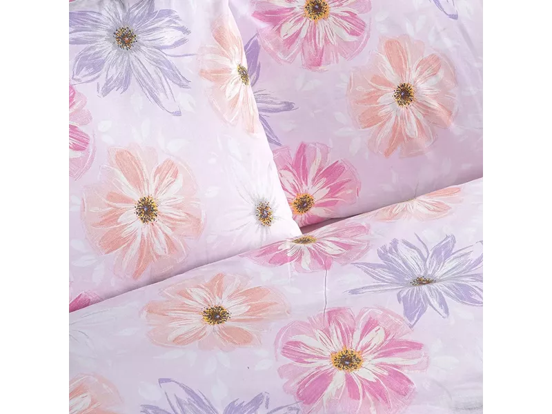 LINO ΣΕΤ ΠΑΠΛΩΜΑΤΟΘΗΚΗ BLUME LILAC 160X240