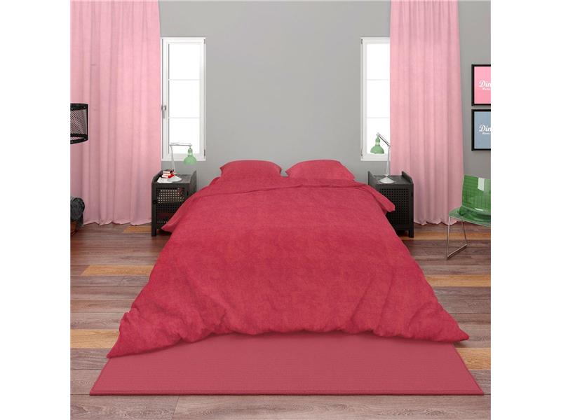 Σεντόνια Σετ 4 τεμ Shadow 23 240X270 Red Cott/Pol 70/30