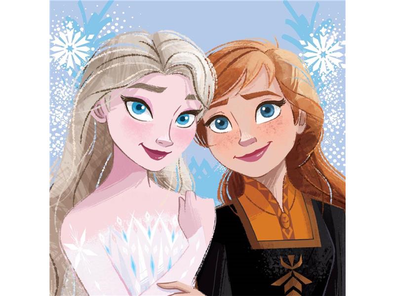 Λαβέτα Νηπιαγωγείου Disney Home Frozen 77 30X30 Ice Blue 100% Polyester