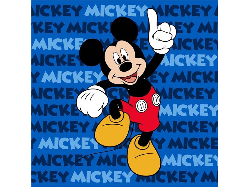 Λαβέτα Νηπιαγωγείου Disney Home Mickey 50 30X30 Blue 100% Polyester