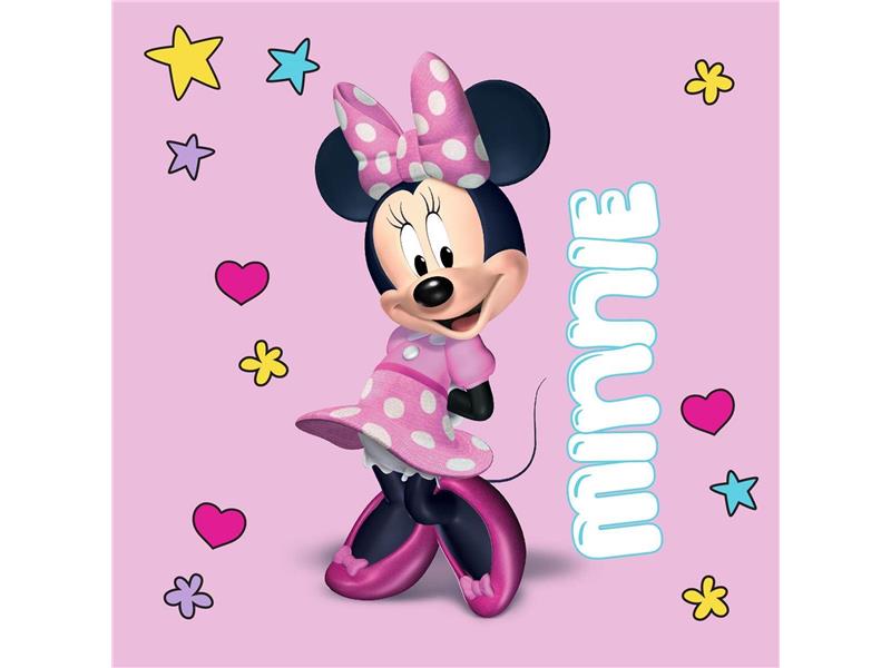 Λαβέτα Νηπιαγωγείου Disney Home Minnie 78 Pink 30X30 100% Polyester