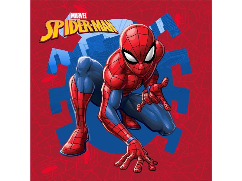 Λαβέτα Νηπιαγωγείου Marvel Spider-Man 71 30X30 Red 100% Polyester