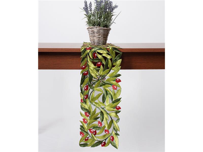 Τραβέρσα 2352 (20cm x 160cm) κόκκινη ελιά