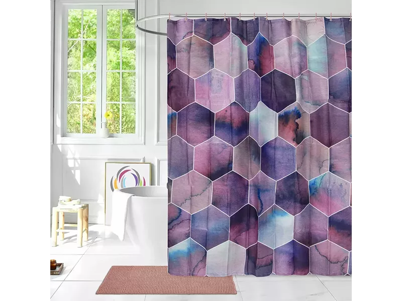 LINO ΚΟΥΡΤΙΝΑ ΜΠΑΝΙΟΥ HEXAG 180X200