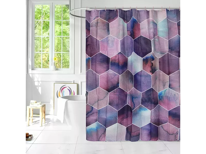 LINO ΚΟΥΡΤΙΝΑ ΜΠΑΝΙΟΥ HEXAG 180X200