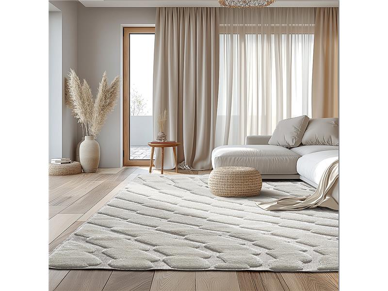 Χαλί Cozy Art 9634 Εκρού  