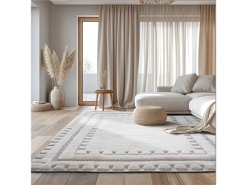 Χαλί Cozy Art 9635 Εκρού  