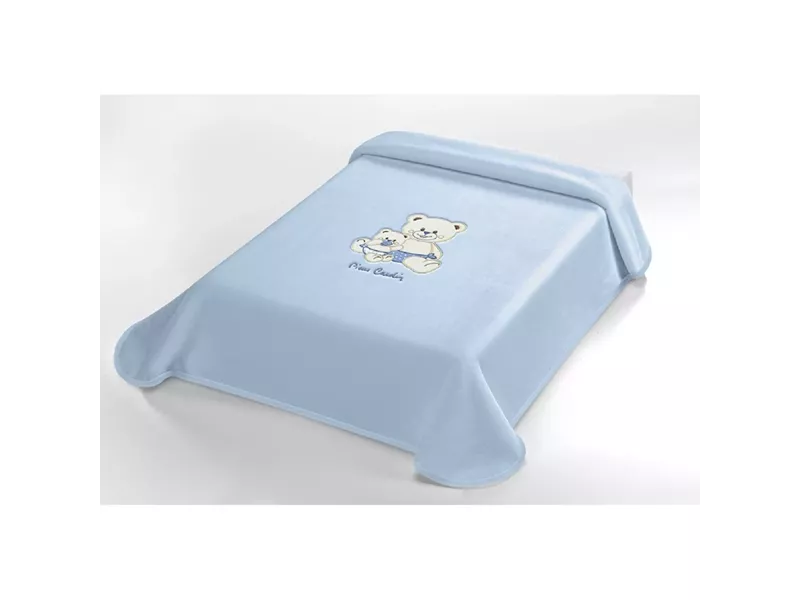 ΚΟΥΒΕΡΤΑ ΚΟΥΝΙΑΣ 110Χ140 PIERRE CARDIN (560) BLUE