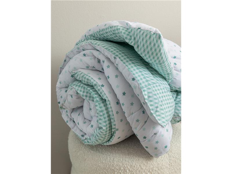 Πάπλωμα bebe διπλής όψης Palamaiki BB101 Aqua