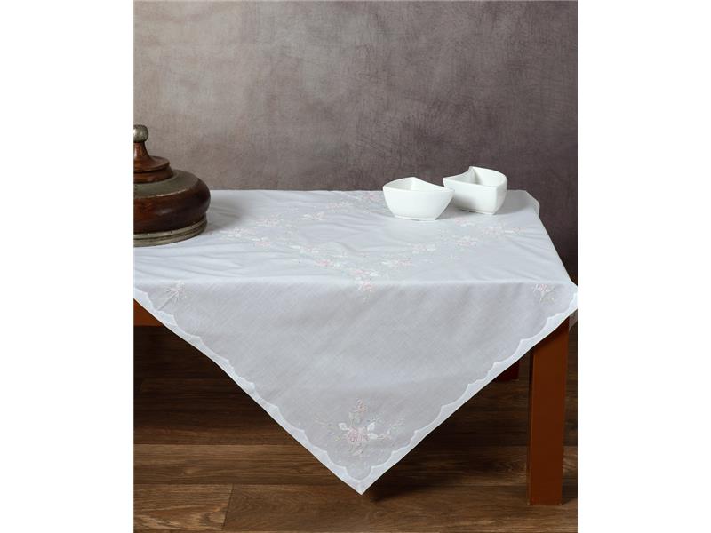 Χειροποίητο τραπεζοκαρέ 009 (140cm x 140cm) οπαλίνα