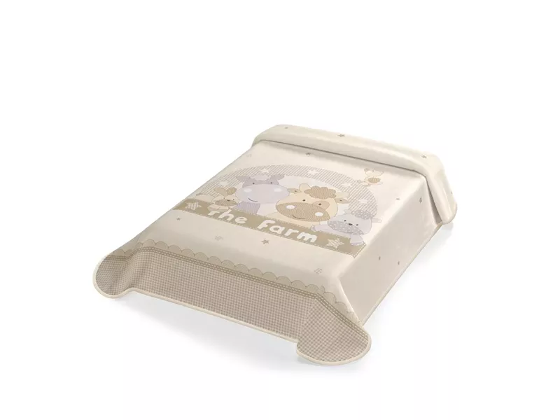 ΚΟΥΒΕΡΤΑ ΙΣΠΑΝΙΑΣ ΑΓΚΑΛΙΑΣ 80X110 BELPLA STER 664 BEIGE