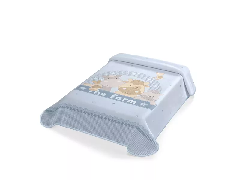 ΚΟΥΒΕΡΤΑ ΙΣΠΑΝΙΑΣ ΚΟΥΝΙΑΣ 110X140 BELPLA STER 664 BLUE