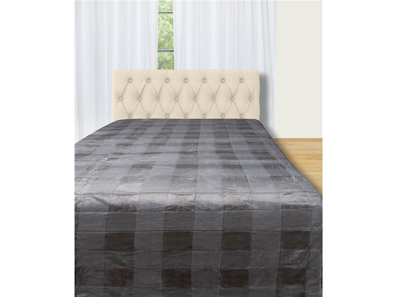 Fleece  (240cm x 240cm) χωρίς sherpa γκρί 