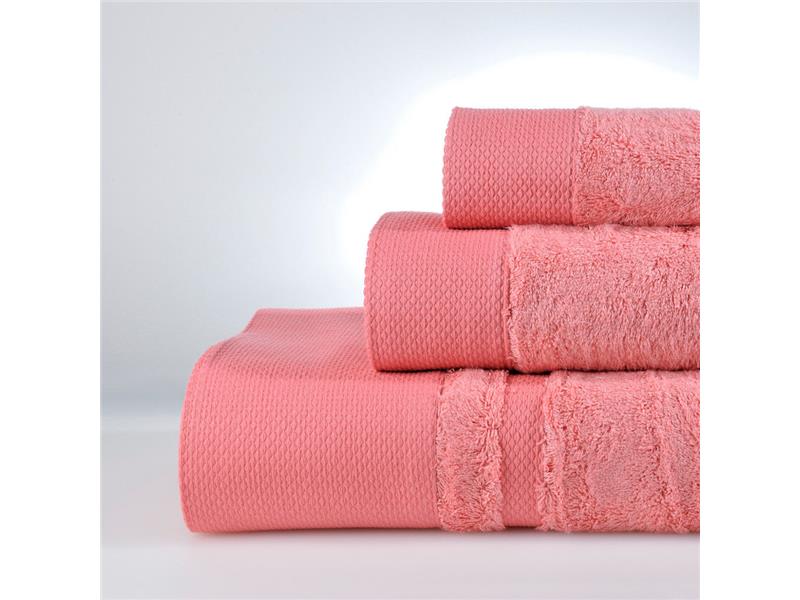 Σετ Πετσέτες 3 τεμαχίων Down Town New Rosa Coral
