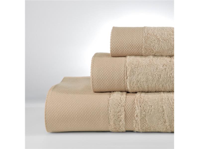 Σετ Πετσέτες 3 τεμαχίων Down Town New Rosa Beige