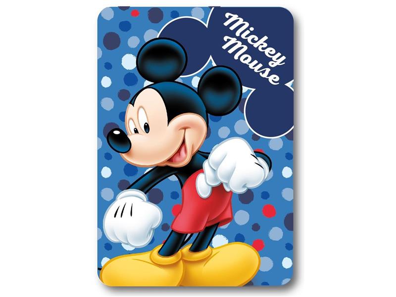 Κουβέρτα Fleece Disney Home Mickey 28 100X140 Blue 100% Polyester