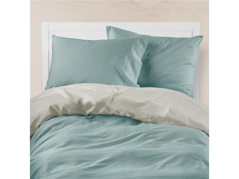 Παπλωματοθήκη Borea Solid Line Βεραμάν-Γκρι