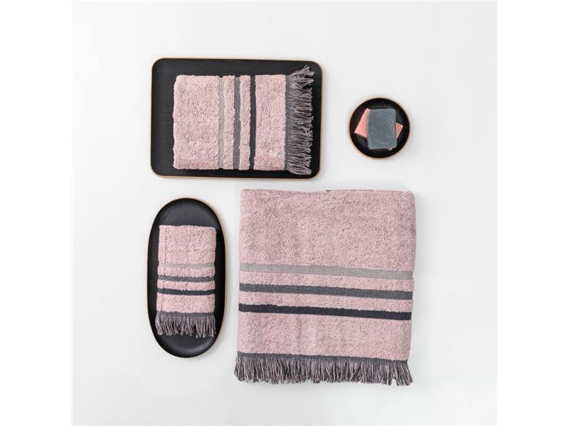 Πετσέτες Σετ 3ΤΜΧ Jill Ροζέ