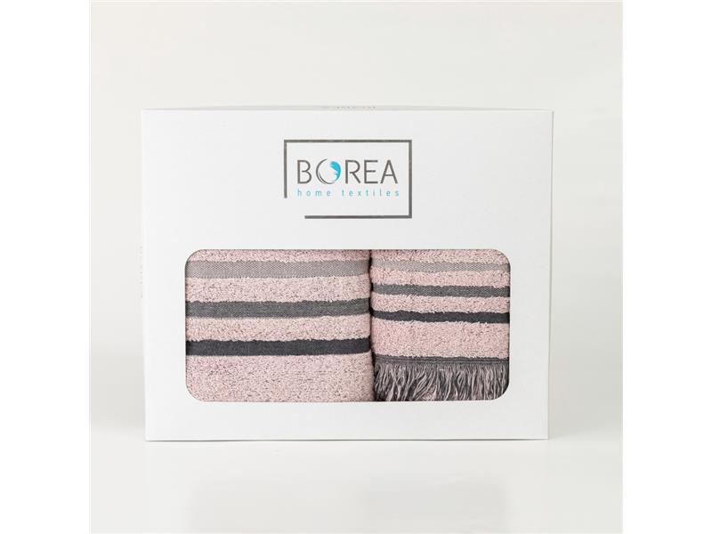 Πετσέτες Σετ 3ΤΜΧ Jill Ροζέ