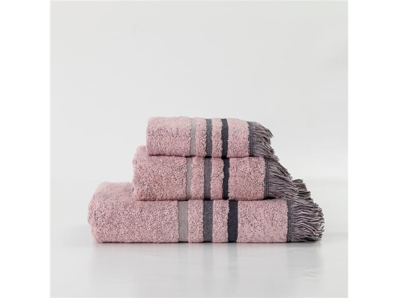 Πετσέτες Σετ 3ΤΜΧ Jill Ροζέ