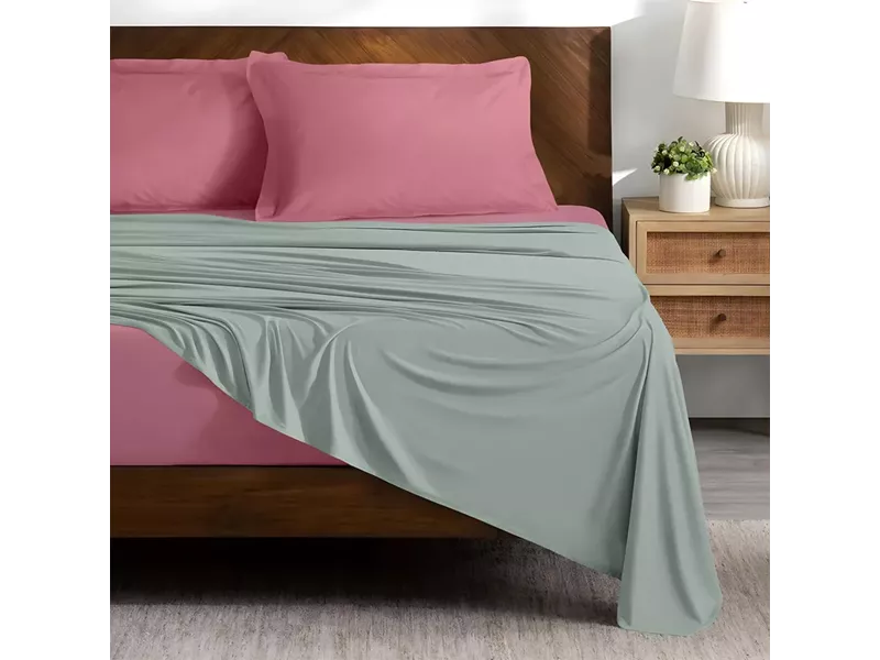 LINO ΣΕΤ ΣΕΝΤΟΝΙΑ DOBLE PINK-MINT 240X260