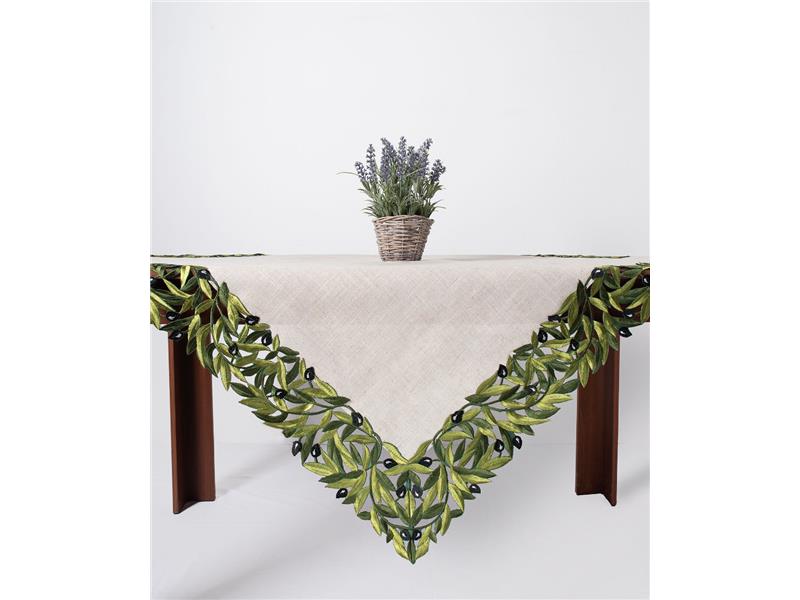 Τραπεζοκαρέ 2353 (135cm x 135cm) μαύρη ελιά