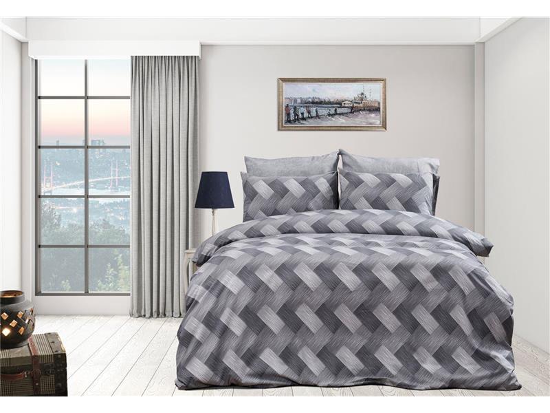 ΣΕΝΤΟΝΙΑ ΕΜΠΡΙΜΕ ΣΕΤ 4 τεμ Αλκμήνη 452 240X270 Grey 70/30 Cott/Pol