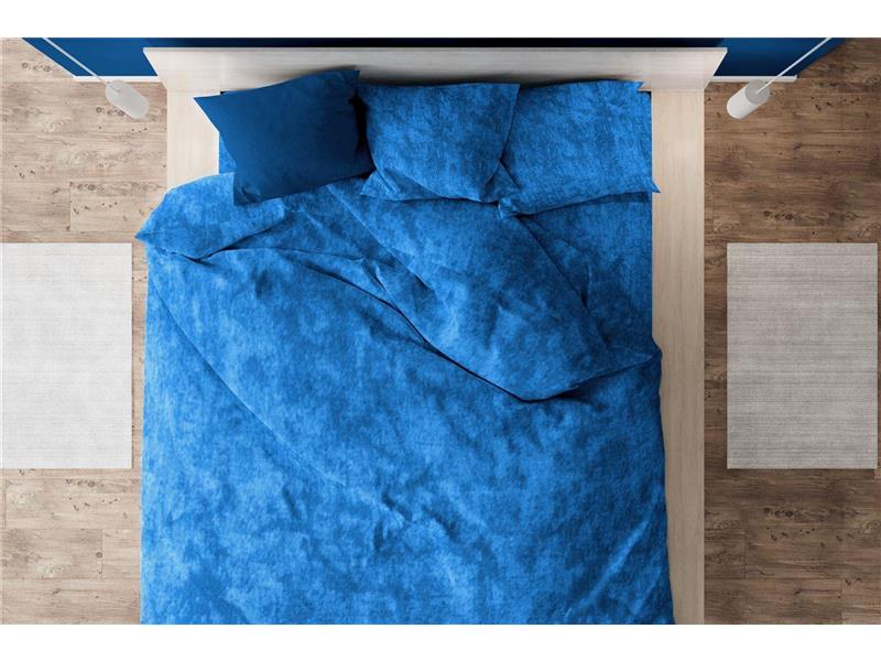 Πάπλωμα Premium Shadow 631 220X240 Electric Blue 100% Cotton