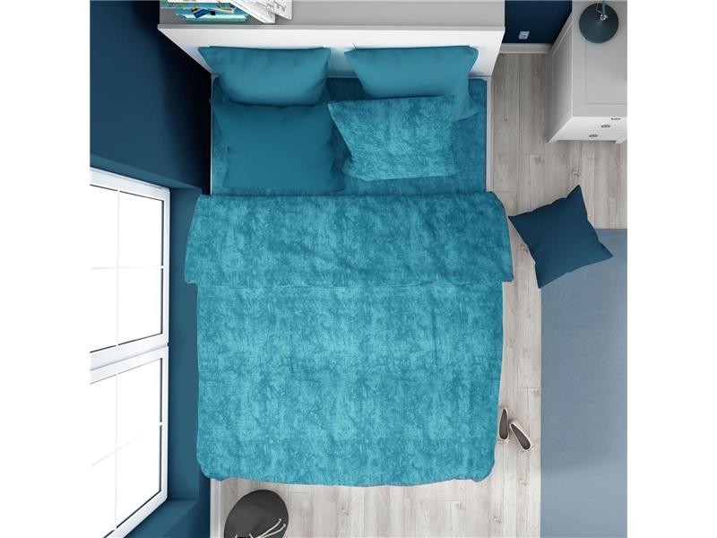 Πάπλωμα Premium Shadow 620 160X240 Turquoise 100% Cotton