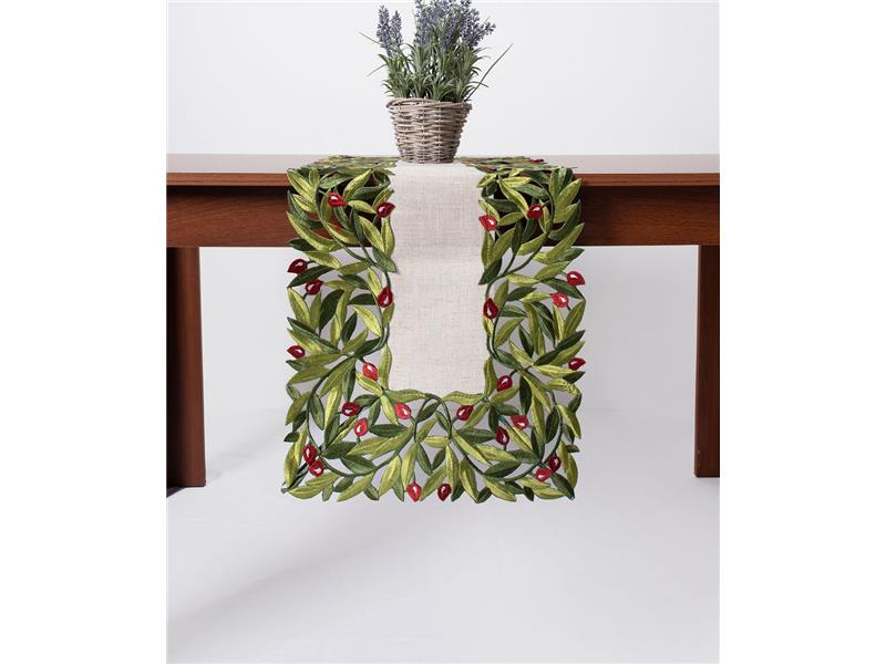 Τραβέρσα 2353 (40cm x 100cm) κόκκινη ελιά