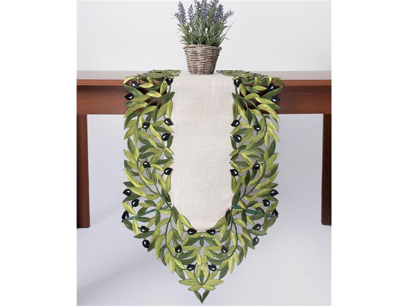 Τραβέρσα 2353 (45cm x 170cm) μαύρη ελιά