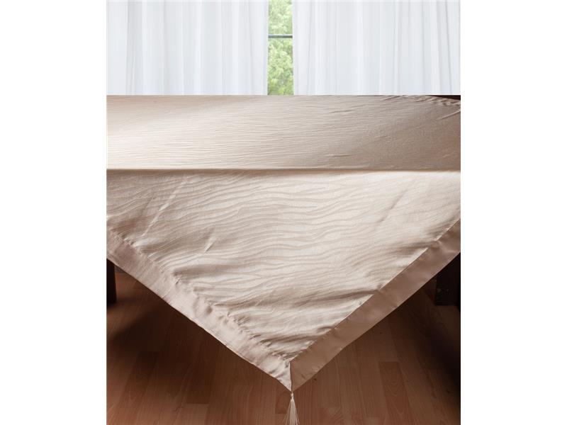 Σατέν τραπεζοκαρέ 2009 (130cm x 130cm) μπέζ