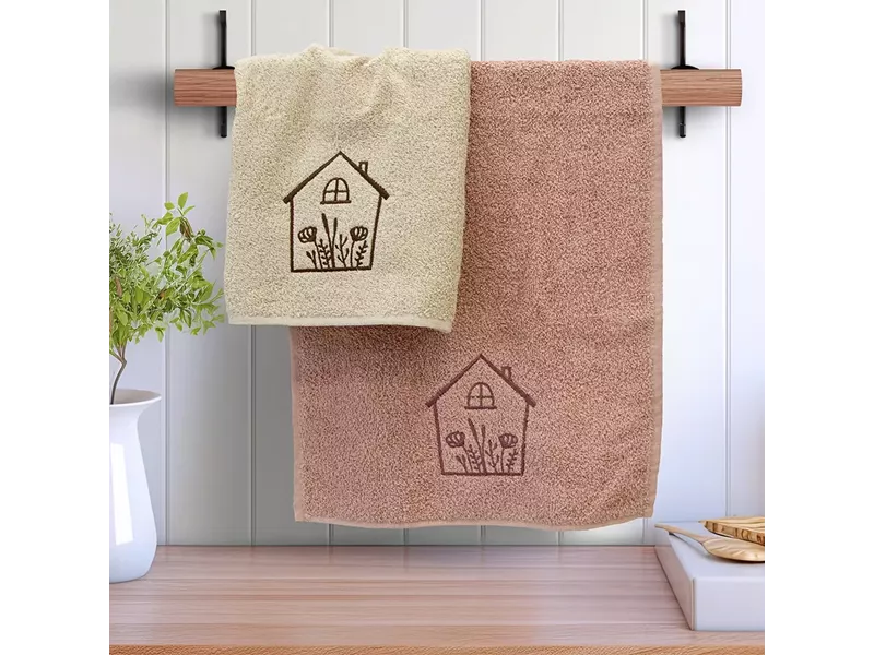 LINO ΣΕΤ ΠΕΤΣΕΤΕΣ REFUGIO BEIGE-PINK 2ΤΜΧ