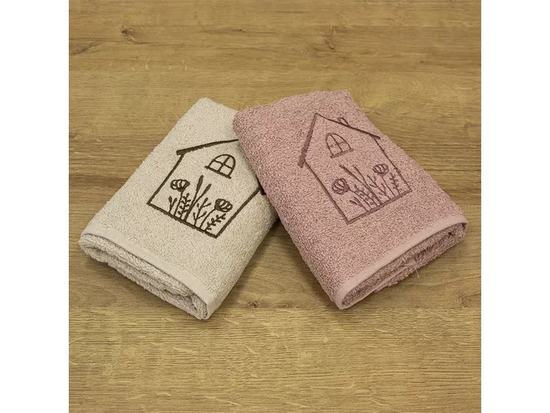 LINO ΣΕΤ ΠΕΤΣΕΤΕΣ REFUGIO BEIGE-PINK 2ΤΜΧ