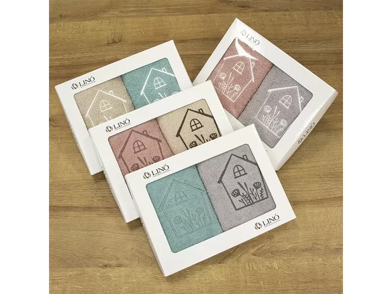 LINO ΣΕΤ ΠΕΤΣΕΤΕΣ REFUGIO BEIGE-MINT 2ΤΜΧ