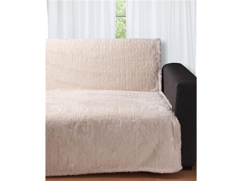 Διακοσμητικό fleece ριχτάρι 029 (150cm x 200cm) nature