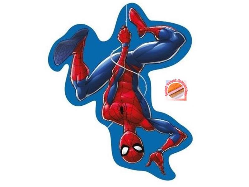 Μαξιλάρι 3D Marvel Spider-Man 68 35 cm Blue 100% Velboa