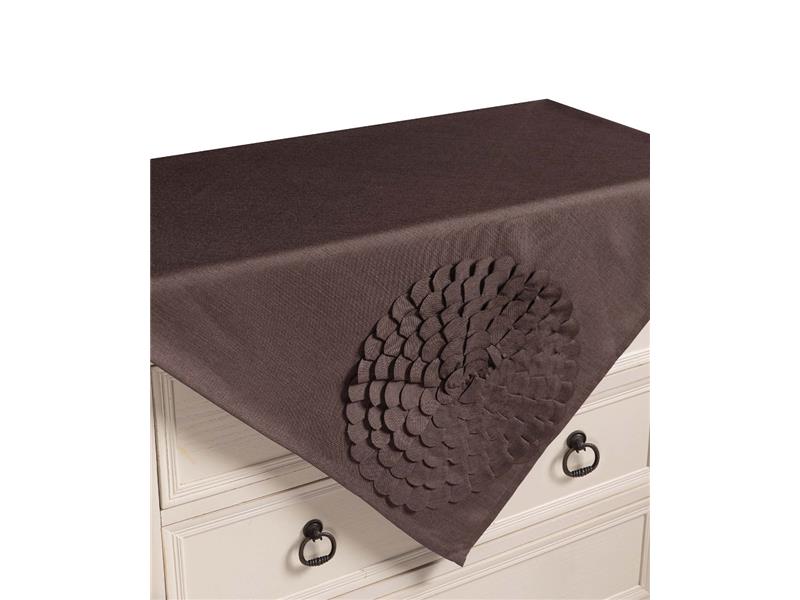 Τραπεζοκαρέ 538 (130cm x 130cm) καφέ 