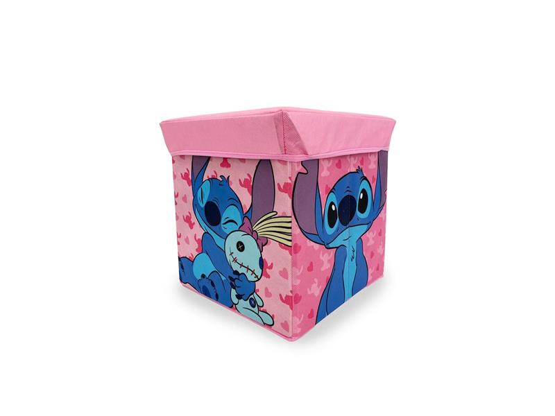 Κουτί-Σκαμπό Disney Home Lilo & Stitch 13 30X30X30 Pink 100% Polyester