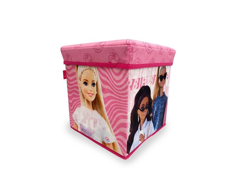 Κουτί-Σκαμπό Mattel Barbie 15 30X30X30 Pink 100% Polyester