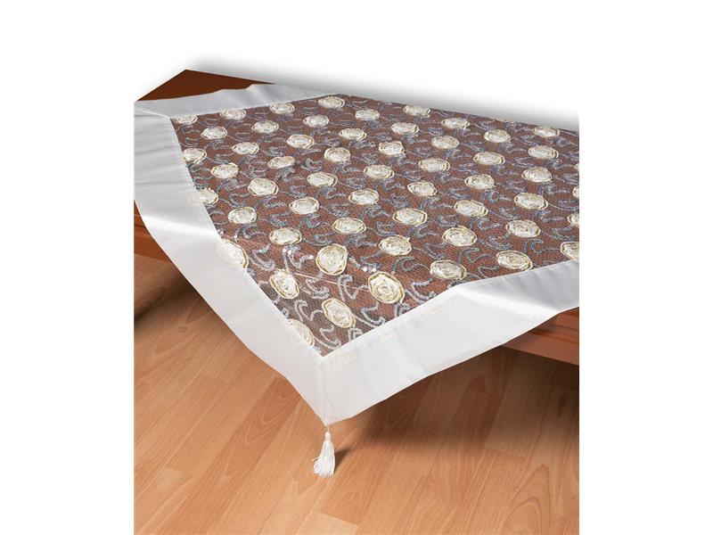 Τούλινο καρέ 264-17 (85cm x 85cm) λευκό 