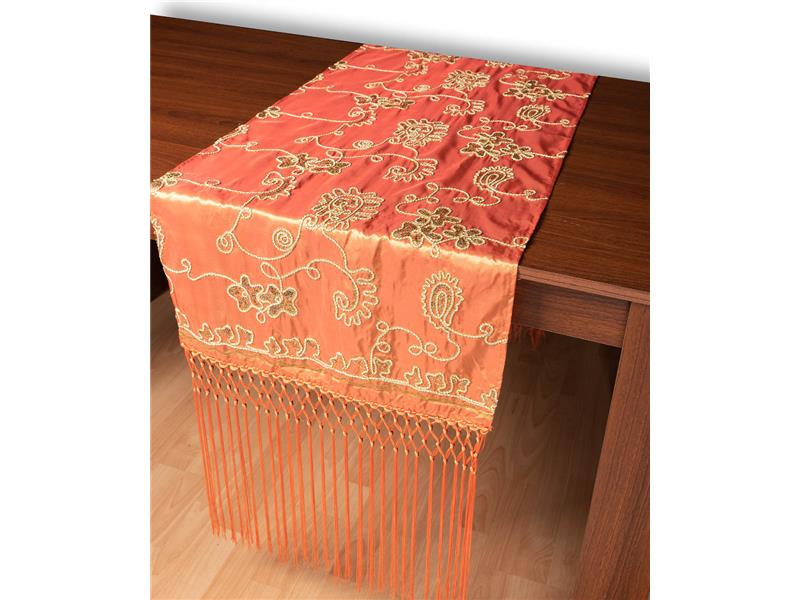 Σατέν τραβέρσα 7710 (50cm x 210cm) πορτοκαλί
