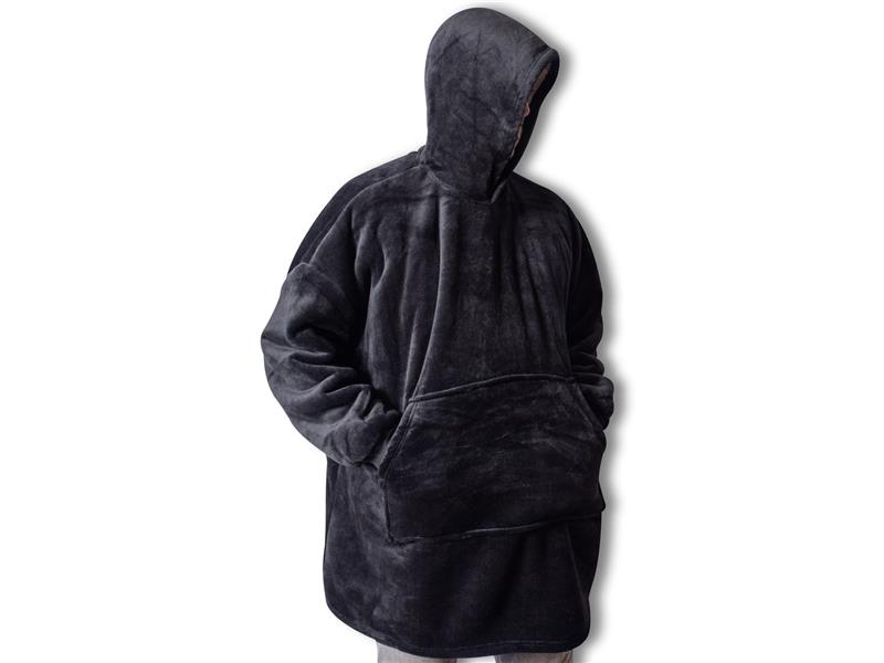 Πόντσο-κουβέρτα (One size) μαύρο