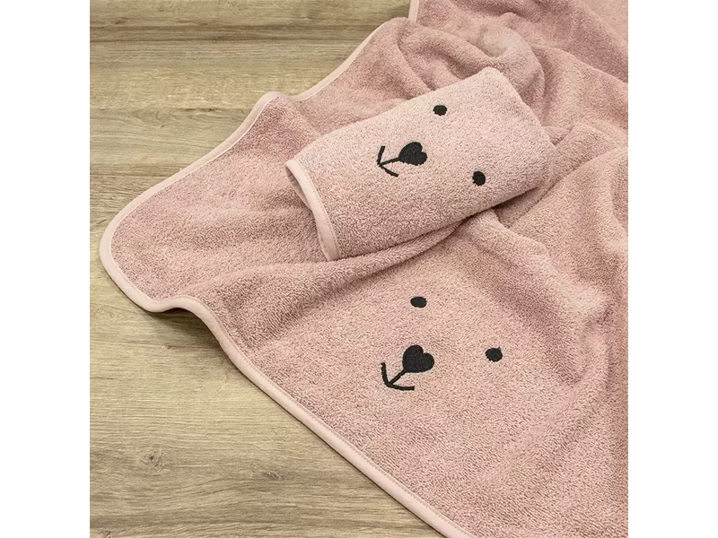 LINO ΣΕΤ ΠΕΤΣΕΤΕΣ LOVEBEAR PINK 2ΤΜΧ