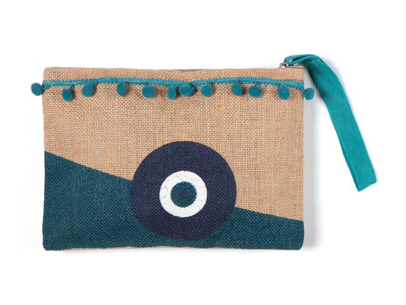 Πορτοφόλι γιούτα (19cm x 25cm) 4