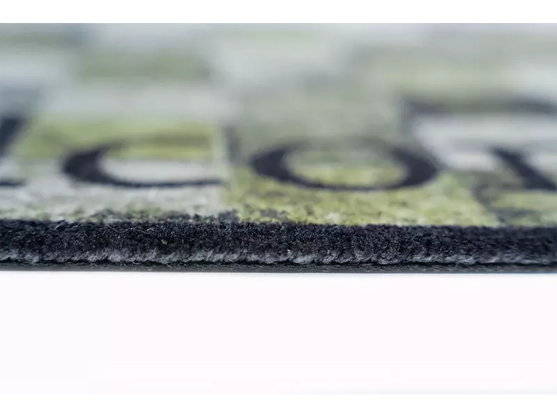 Sdim Πατάκι Εισόδου Μοκέτα με Αντιολισθητικό Υπόστρωμα Prestige 032 Welcome Tiles Πράσινο 50x75εκ.